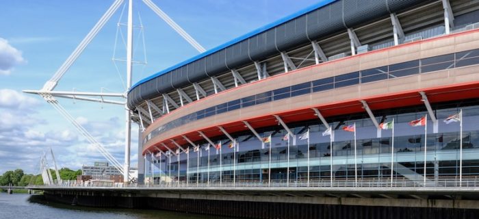 The extended Ninian Stand at Cardiff City Stadium once completed