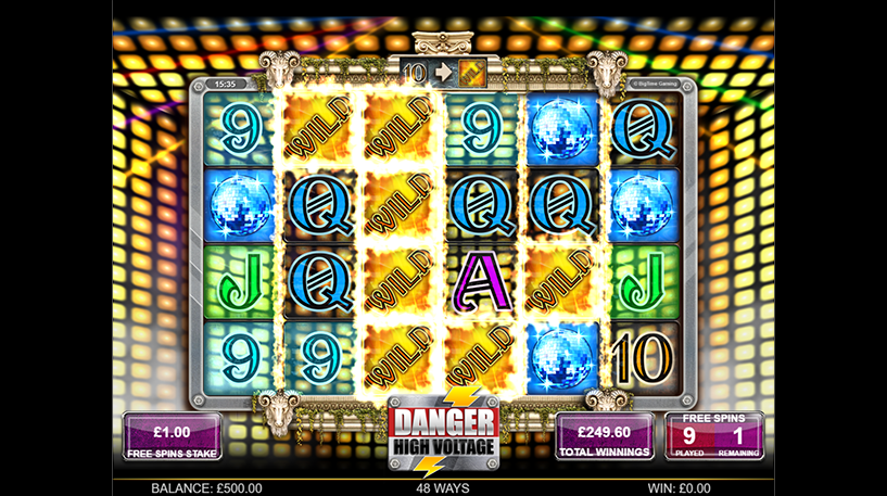 Danger High Voltage slot Screenshot 1