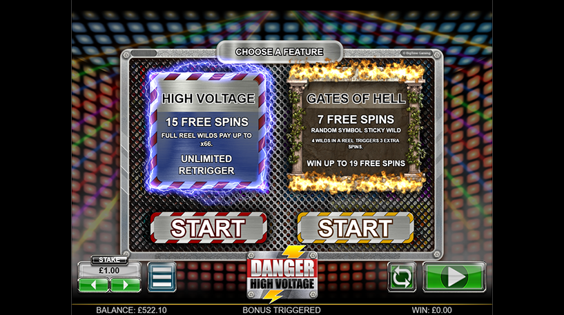 Danger High Voltage slot Screenshot 2