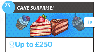 Cake Surprise Bingo