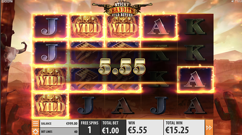 Sticky Bandit: Wild Return Slot Screenshot 3