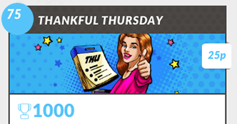 Thankful Thursday Bingo