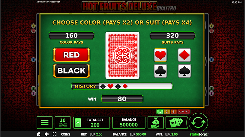 Hot Fruits Deluxe Quattro Slot