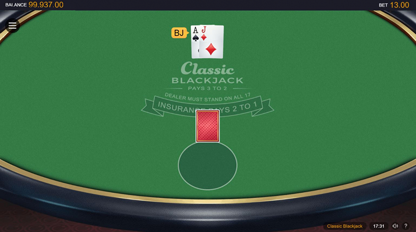 blackjack classic