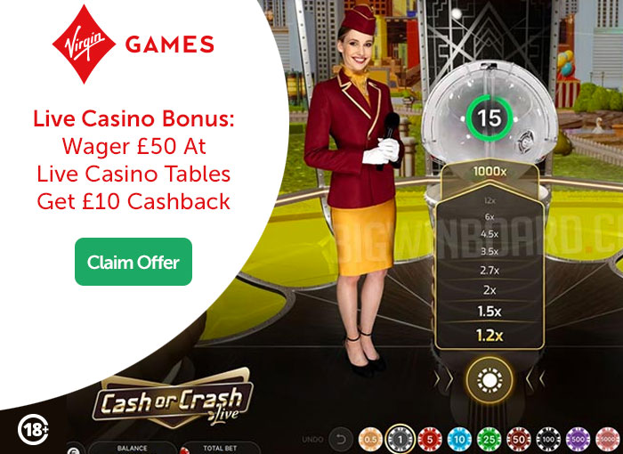 Virgin Games Live Casino: Play Classic Live Casino And Live Game Shows