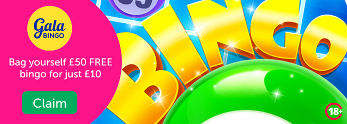 Gala Bingo Bonus Code: Deposit £10 To Get £50 Free Bingo And 40 Free Spins On Various Slots
