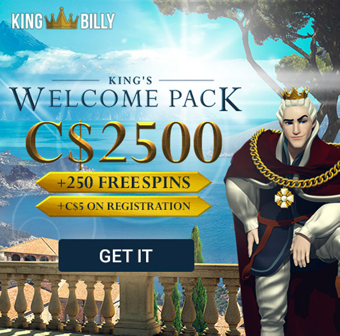 King Billy Casino - Huge Welcome Bonuses For New Players