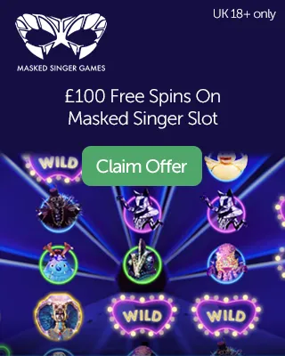 Masked Singer Games: 100 Free Spins On Masked Singer Slot, Just Deposit £10