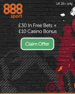 888 Sport: Get £30 In Free Bets And £10 In Free Casino Credit