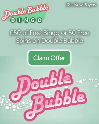 Double Bubble Bingo: £50 Free Bingo Or 50 Free Spins On Double Bubble