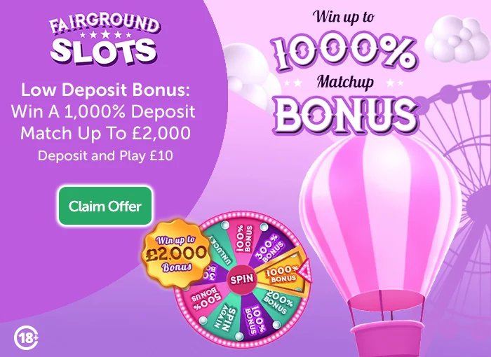 Fairground Slots Low Deposit Free Spins