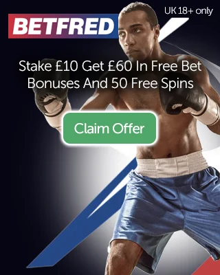 Betfred: Stake £10 Get £60 In Free Bets And 50 Free Spins