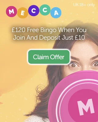 Mecca Bingo: Up To £120 Free When You Join And Stake Just £10