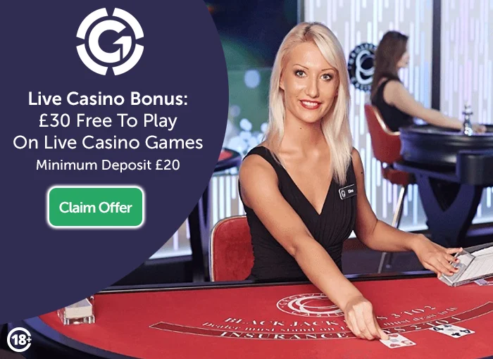 Grosvenor Live Casino: Get £30 Free, Deposit £20 And Play With £50 On Live Casino Games