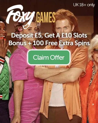 Foxy Games: Get £10 Free For Slots And 100 Free Spins On Various Popular Slots