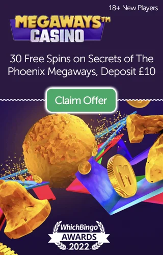 Megaways Casino: 30 Free Spins On Secrets Of The Phoenix Megaways When You Deposit £10