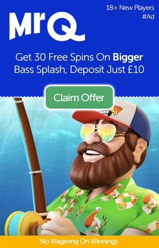 Mrq: 30 Free Spins On Bigger Bass Splash, Deposit £10