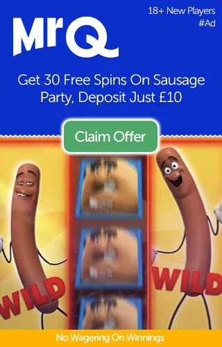 Mrq: 30 Free Spins On Sausage Party Slot, Deposit £10