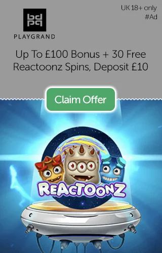 Playgrand: Up To £100 Bonus And 30 Free Spins On Reactoonz Slot, Deposit £10