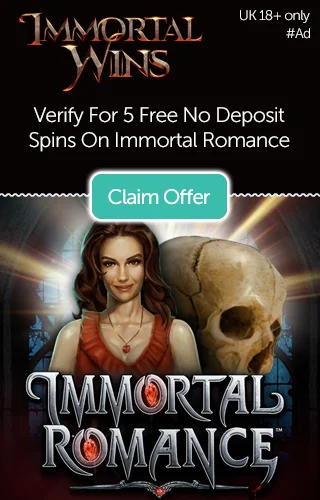 Immortal Wins: 5 Free Spins On Immortal Romance Slot, No Deposit Required