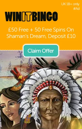 Win It Bingo: Get £50 And 20 Free Spins On Fluffy Favourites, Deposit £10 Minimum