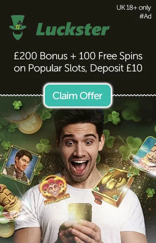 Get Up To £200 Free And 100 Free Spins On Various Popular Slots When You Deposit £10