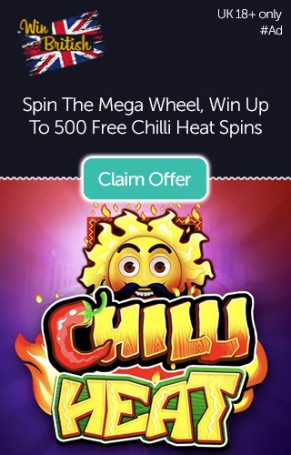 Win Up To 500 Free Spins On Chilli Heat Slot When You Join Win British