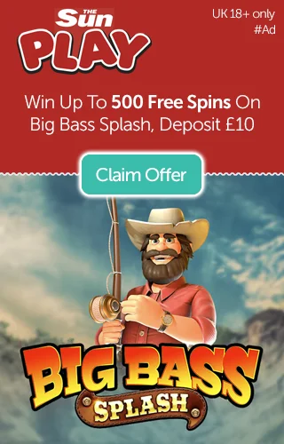 Win Up to 500 Free Spins on Big Bass Splash When You Spin the Mega Reel
