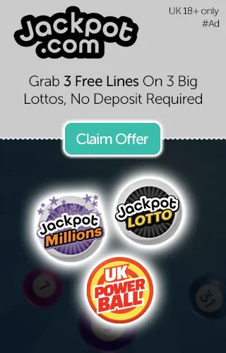 Grab Yourself 3 Free Lotto Lines When You Register for Free at Jackpot.com Lottery