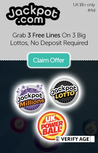 Grab Yourself 3 Free Lotto Lines When You Register for Free at Jackpot.com Lottery