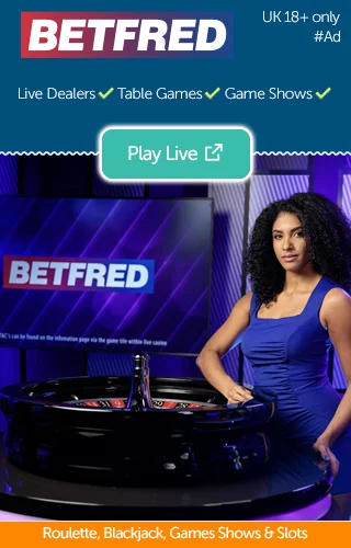 Betfred Has Live Casino and Live Dealer Games