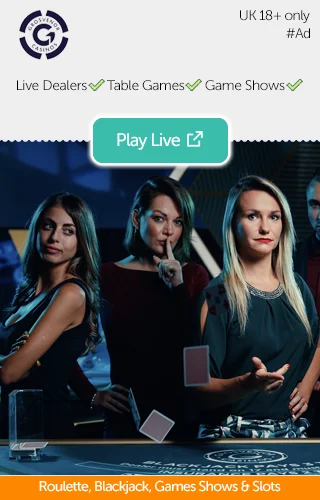 Play with Live Dealers at Real Tables in Grosvenor Casinos plus Games Shows Too