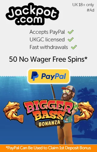 Jackpot.com Casino Accepts Paypal As A Means Of Deposit And Withdrawal