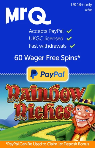 MrQ Accepts Super Fast Deposits And Withdrawals By PayPal