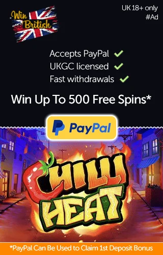 Win British Takes Paypal For Deposits & Withdrawals