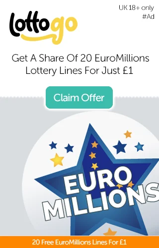 Grab Your Share of 20 EuroMillions Lottery Lines for Only £1 at LottoGo.com