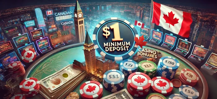 Best $1 Minimum Deposit Casino Bonuses in Canada
