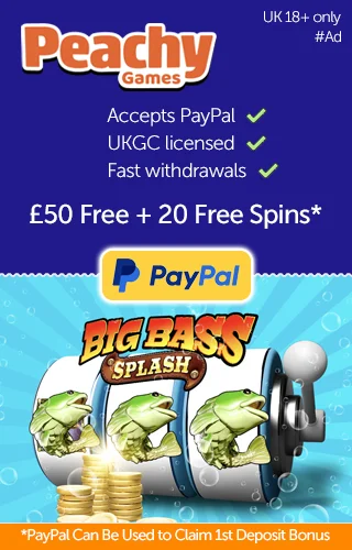 Peachy Games Takes PayPal Deposits And Pays Winnings By PayPal