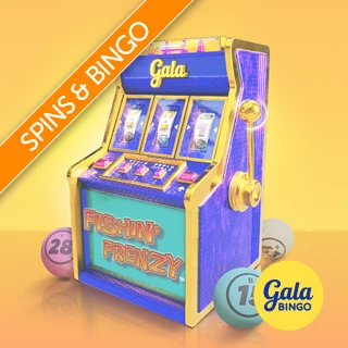 100 Free Spins on 4 Popular Slots or Free Bingo, You Choose, Deposit Just £10