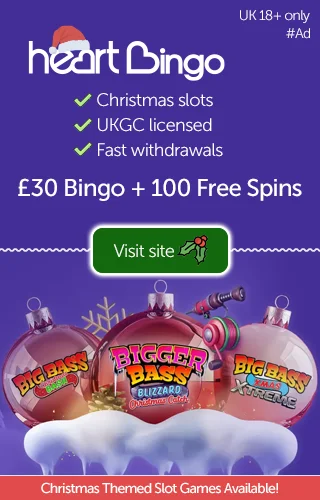 Christmas Themed Slots At Heart Bingo