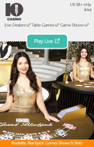 10bet Casino Offers Live Dealer Table Games and Game Shows