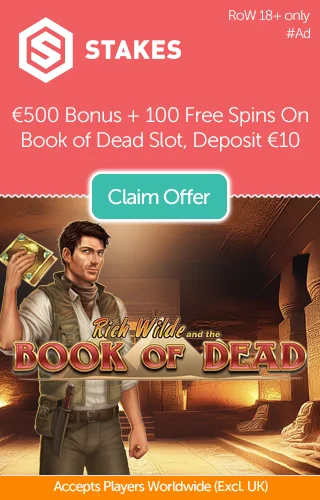 Book of Dead Image with Promo: €500 Free Credit + 100 Free Spins on Book of Dead Slot