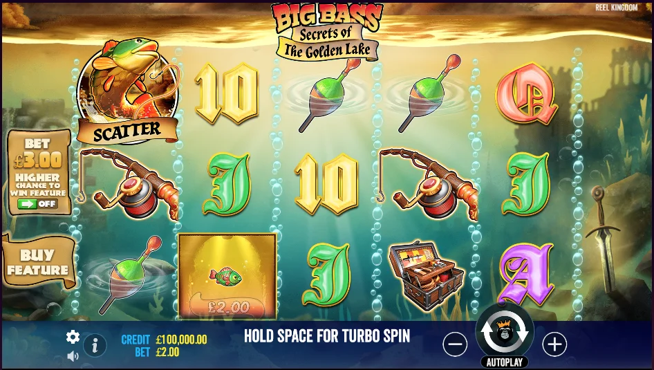 Big Bass Secrets of the Golden Lake Screenshot 1