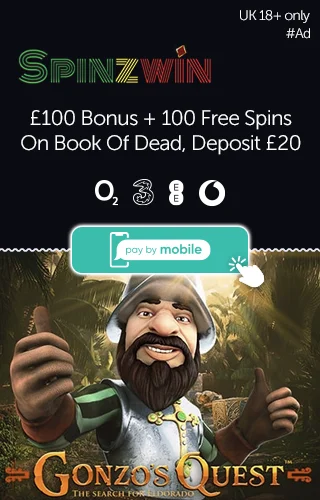 SpinzWin Is a Pay by Phone Online Casino