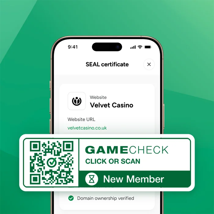 A Mobile Phone Scanning The Gamecheck Seal Of Authenticity A Mobile Phone Scanning The Gamecheck Seal Of Authenticity