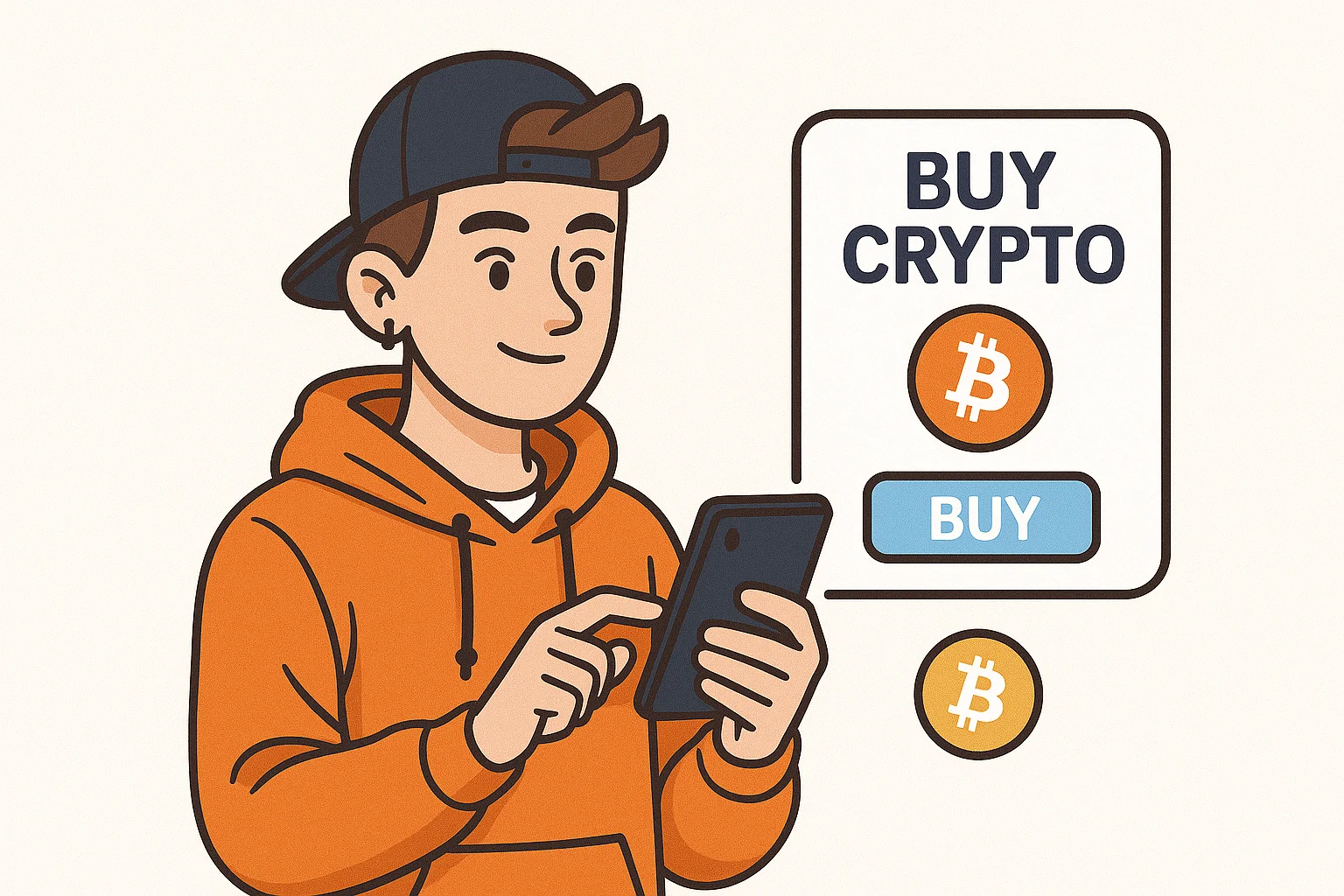 A Typical Gen Z Looking Male Buying Crypto A Typical Gen Z Looking Male Buying Crypto