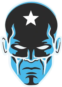 The head from the Rocket Spin logo