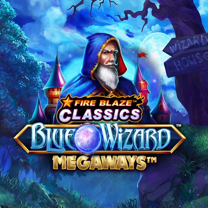 Blue Wizard Megaway's main character