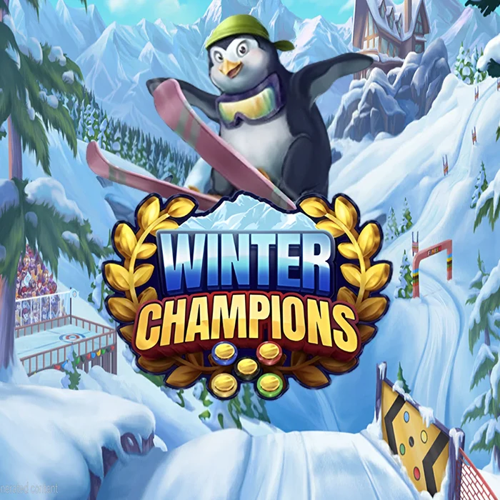 Winter Champions slot main penguin character